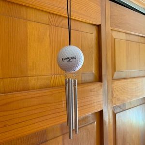 Golf ball wind chimes